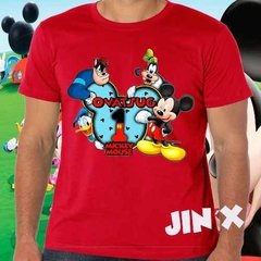 Playera Mickey Mouse Goofy Personalizado Diseño Para Fiesta