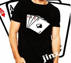 Playera O Sudadera Cartas Poker Jugador Ganado Manos Suerte - Jinx