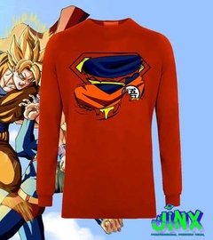 Playera Goku Vs Superman Logo Dc Comics Edicion Especial - Jinx