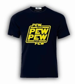 Playera De Star Wars Pew! Pew! Pew!, Han Solo Logo Amarillo en internet