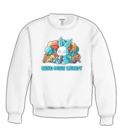 Sudadera Necesito Mas Dulces Conejo Maniaco Bunny Candy - comprar en línea