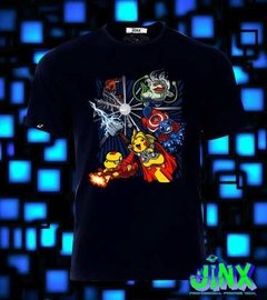 Playeras Avengers Presonajes En Pokemon, 100% Algodon - Jinx