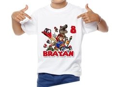 Playera Personalizada Para Fiesta Mario Odyssey Game - comprar en línea