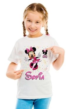 Playera Mimi Disney Cumpleños Fiesta Mickey Personalizada!! - comprar en línea