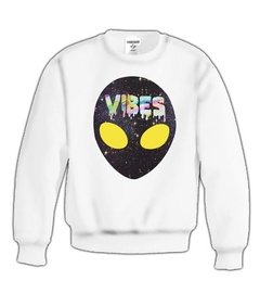 Sudadera Vibras Marcianas Hoodi Cara Universo Nuevo Colores