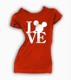 Playeras O Camiseta Mickey Mouse Estatua Amor Love Nyc - Jinx
