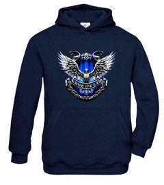 Sudadera Ravenclaw Casa Logo Hogwarts Harry Potter Con Gorra