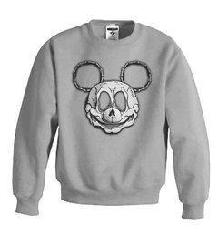 Sudadera Cara Skeleto Mickey Mouse Raton Huesos Gotico - comprar en línea