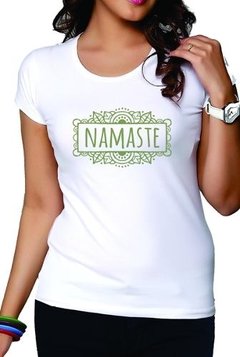 Playeras Namaste Logo Espirituales Yoga India Ayurveda - Jinx