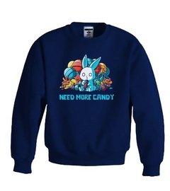 Sudadera Necesito Mas Dulces Conejo Maniaco Bunny Candy en internet
