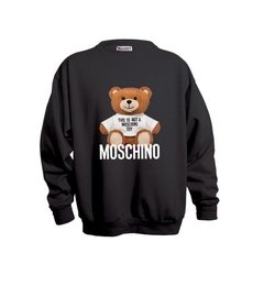 Sudadera Moschino Bear Oso Logo Peluche Moda Teddy Bear