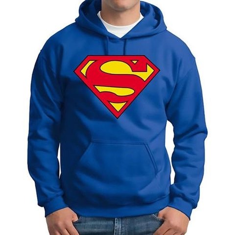 Sudadera Logo De Superman Clasico Primer Calidad Garantizada