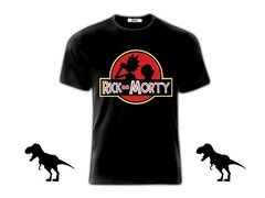 Playera Ricky Y Morty De Temporada Caricatura, Jurassic Park