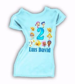 Playera Bubble Guppies Camiseta Personalizada C/nombre en internet