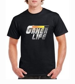 Playera Gamer Life Vida De Gamer Logo Control Nuevo Negro