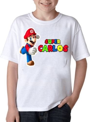 Playeras personalizadas discount de mario bros