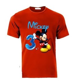 Playera Personalizada Mickey Mouse Todas Tallas Para Familia