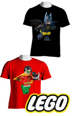 Playera BATMAN LEGO Y ROBIN DISP. EN SUDADERAS - comprar en línea