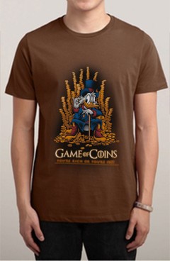Playera o Camiseta Game Of Coins, Game of Thrones