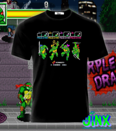Playera o Camiseta Konami Turtles