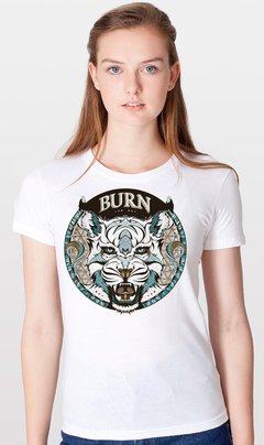 Tiger, burn, camiseta