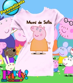 Playera Personalizada Peppa Pig Family - comprar en línea