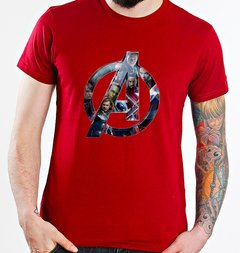 avengers, logo, camiseta, playera