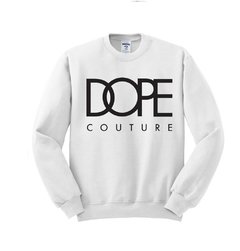 sudadera dope blanca