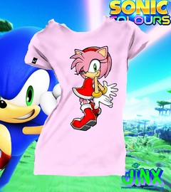 Camiseta Sonic Rosa