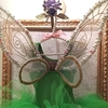 Asinha Tinker Bell bordada com pérolas + varinha de condão REF. lm0392