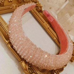 Tiara de Cristais rosa REF lm0598 - comprar online