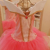 Figurino Princesa Aurora com saia pink - curto Ref. lm0631