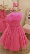 Dress Pink Glamour Sob Media 1 à 12 anos ref. lm0226 - comprar online