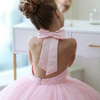 Dress Cerimonial Rosa Sob-Medida de 1 à 12 anos ref. lm0625