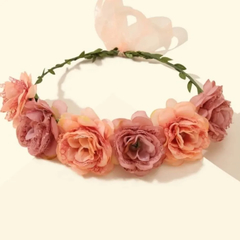 Coroas de flores de rosas artificiais realistas REF. lm0700 na internet
