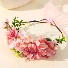 Coroas de flores de rosas artificiais realistas REF. lm0712 - loja online