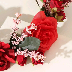 Coroas de flores de rosas artificiais realistas REF. lm0708 na internet