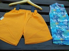 42800 SHORT RUSTICO MANDARINA - comprar online