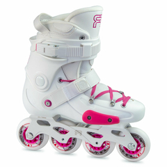 Patins FRJ 76 WHITE PINK - (Ajustável 38br ao 40br) SEM FREIO