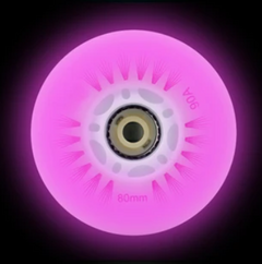 Rodas Led 80mm PINK 90A 4 unidades - comprar online