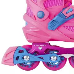 Patins Calary C2 Pink - Ajustável (M 30-33) na internet