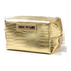 Inglot - Cosmetic Bag Crocodile Leather Gold