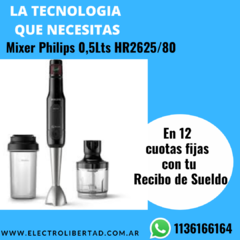 Mixer Philips 0,5Lts HR262580 Electrolibertad