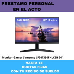 Monitor Gamer Samsung LF24T350FHLCZB 24” oferta exclusiva con Prestamos Electrolibertad