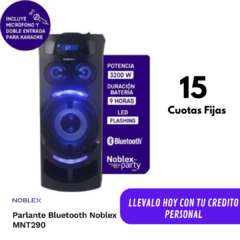 Parlante Bluetooth Noblex MNT290 oferta exclusiva Electrolibertad Prestamos