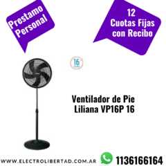 Ventilador de Pie Liliana VP16P 16 Electrolibertad