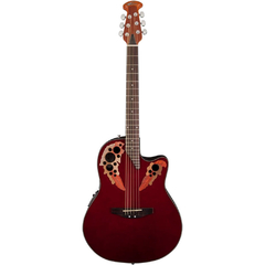 Ovation AE44-RR Applause Elite Acoustic/Electric Guitar (Ruby Red)