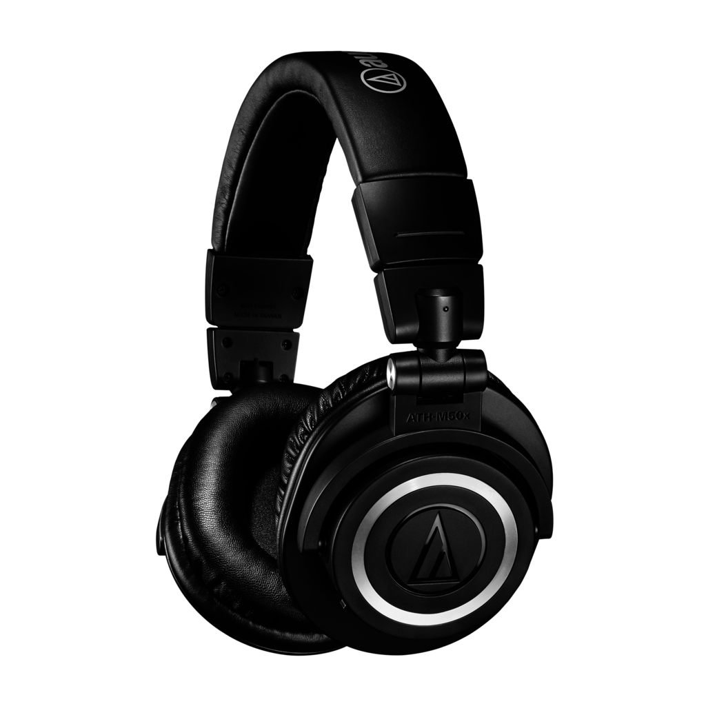  Audio-Technica ATH-M50X - Auriculares profesionales para  monitor de estudio, color negro, de grado profesional, con cable  desmontable con estuche rígido Xpix, ideal para DJs, grabación de estudio y  escucha : Instrumentos