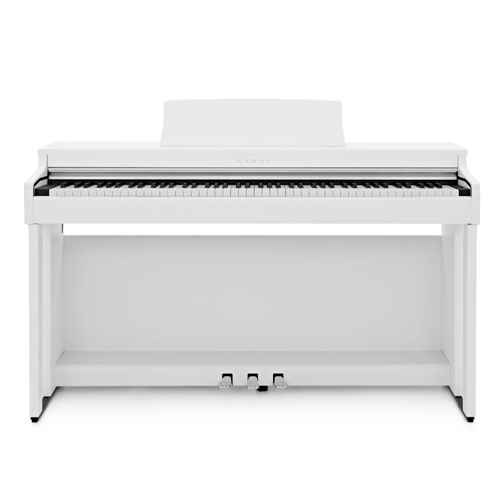 Banc de piano (satin blanc)