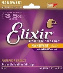 Elixir Phosphor Bronze Medium .013-.056 16102